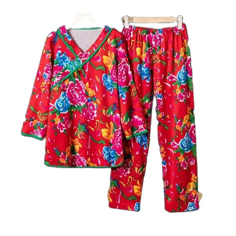 Женский Повседневный костюм из двух предметов рубашка и брюки в северо-восточном