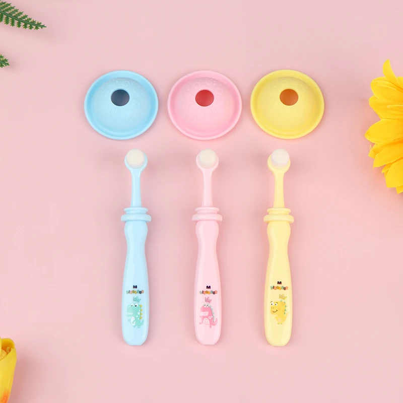 

1pc Baby Cute Soft-bristled Toothbrush Children Cartoon Mushroom Training Toothbrushes Baby Dental Oral Health Care ToothBrush