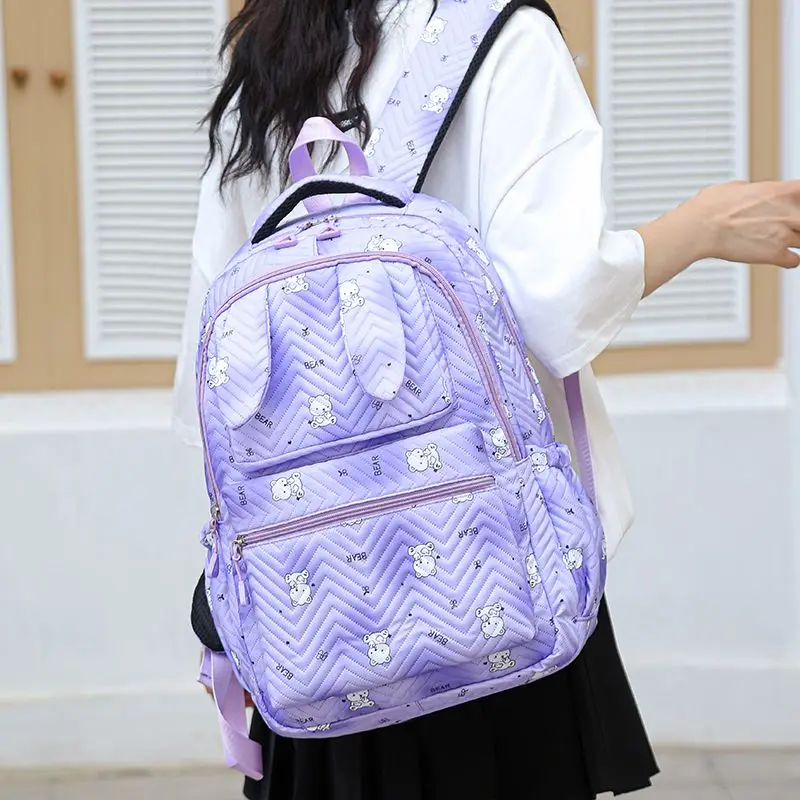 Модные большие рюкзаки с кроличьими ушками для женщин водонепроницаемые