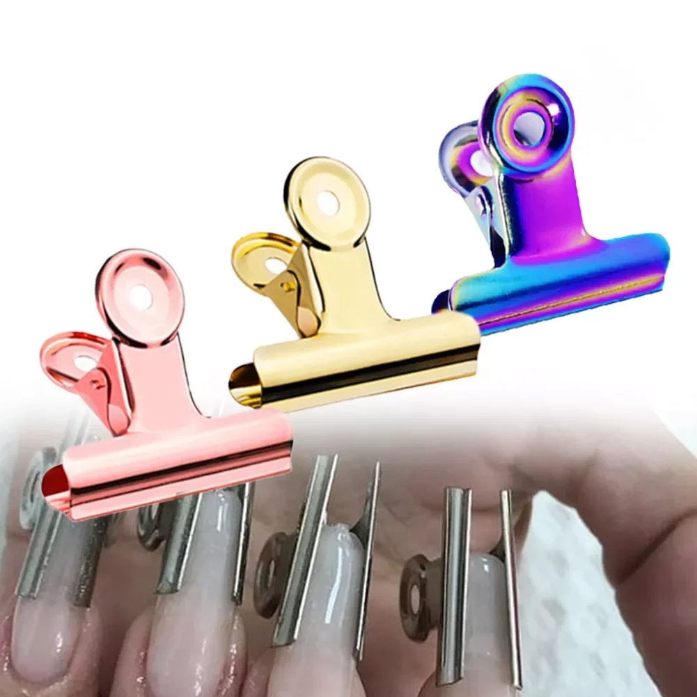 

Russian C Curve Nail Pinching Clips Stainless Steel French Nail Form Tips Acrylic Nails Pinchers Nail Finger Clip Art Tools