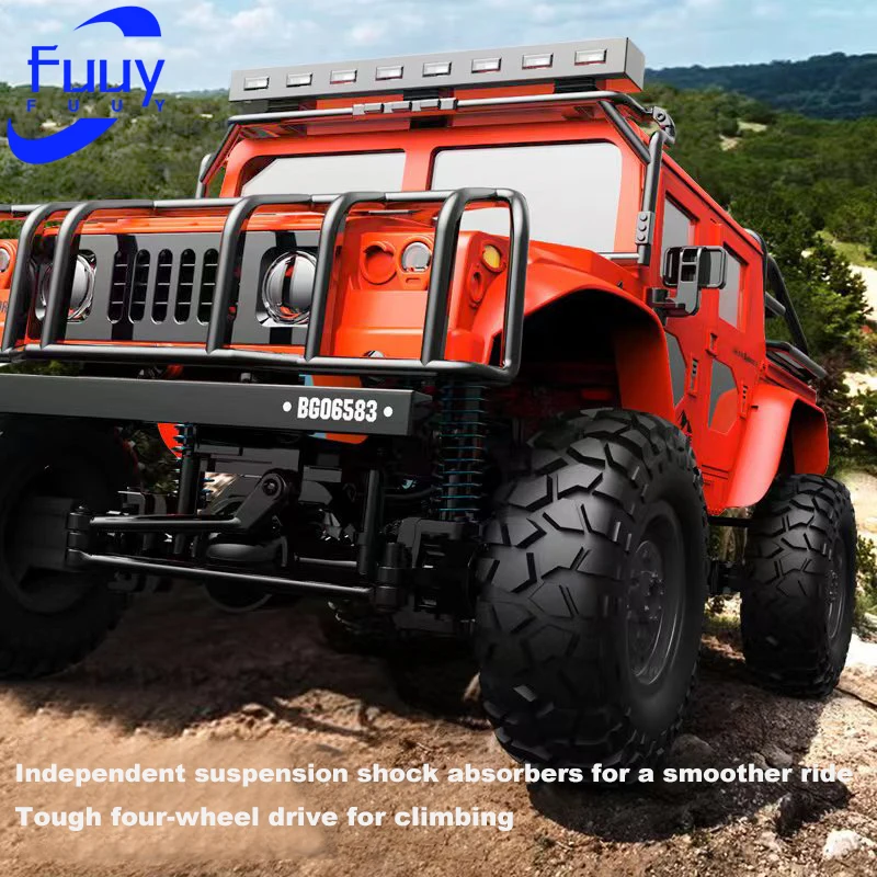 

Model 1:12 Full Scale 2.4G 4Wd Cool Simulation Hummer Car Climbing Off Road High Speed Car For A Variety Of Terrain Climbing