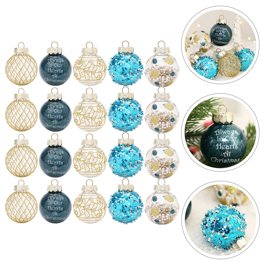 

Christmas Tree Ballornamentshanging Decoration Pendants Pendant Baublesdecor Party Props Adornment Topper Bauble Supplies