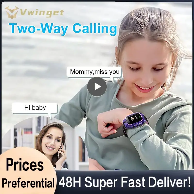 

Kids Smart Watch Sim Card SOS Call Phone Smartwatch For Children Watch Waterproof Camera Location Tracker Gift For Boys And Girl