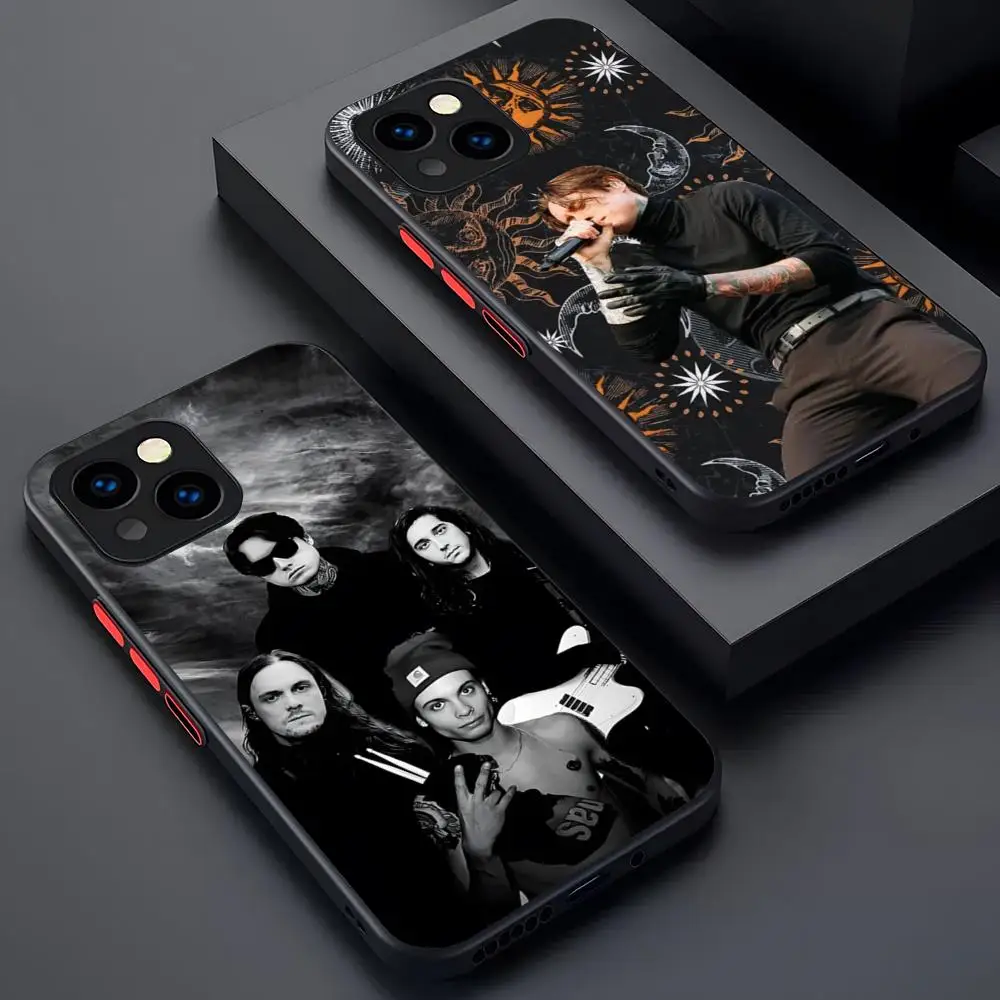 Чехол для телефона B-Bad O-Omens N-Noah матовый прозрачный iPhone 16 15 12 11 13 Pro Max X XR XS 8 SE Mini Plus