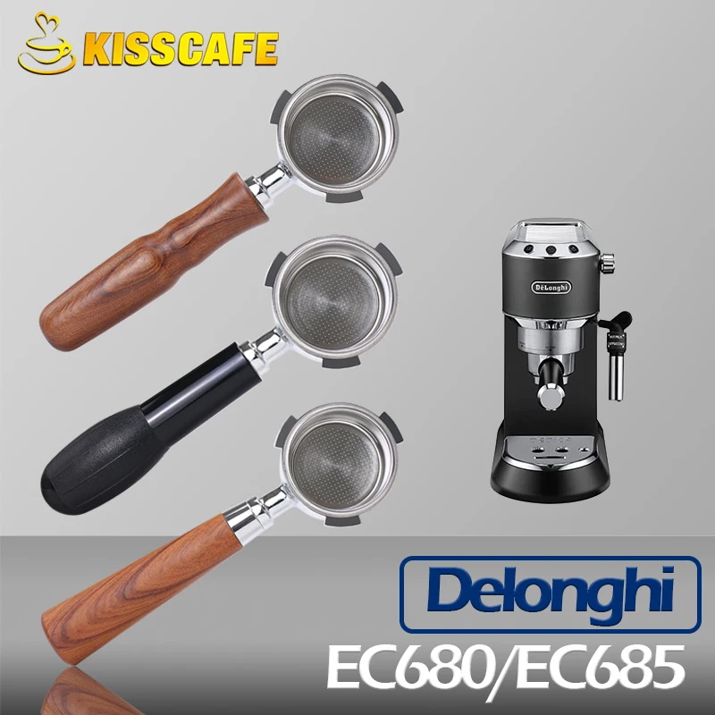 Фото Фильтр для кофемашины Delonghi EC680/EC685, Сменный фильтр 51 мм, корзина для эспрессо, аксессуары для бариста №1