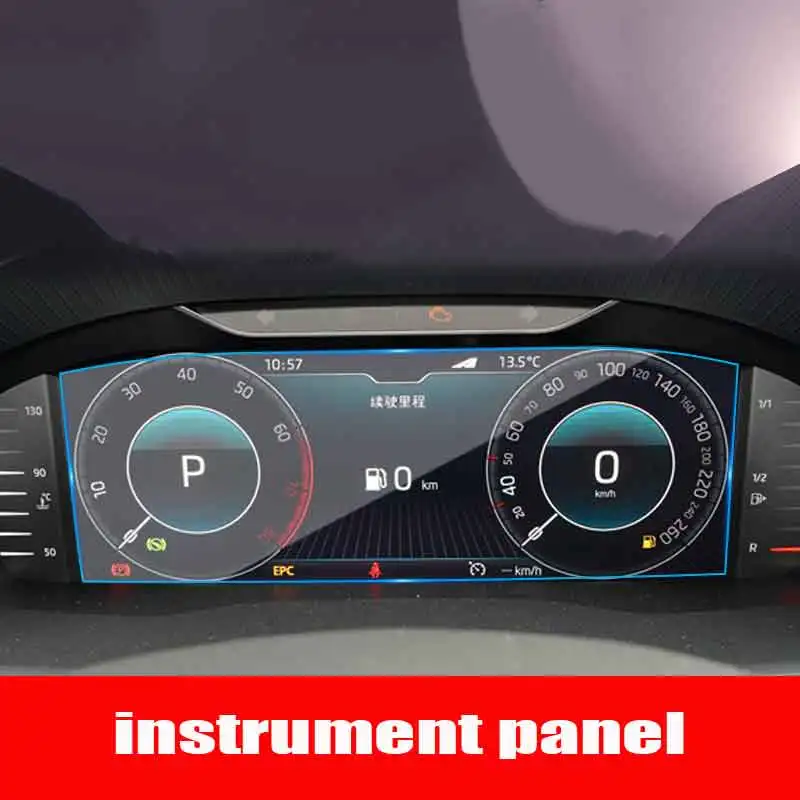 

Tempered glass Screen Protector For Skoda Columbus Octavia/kodiaq/Superb/Karoq/Kamiq 10.25inch Car LCD Instrument Display 2019