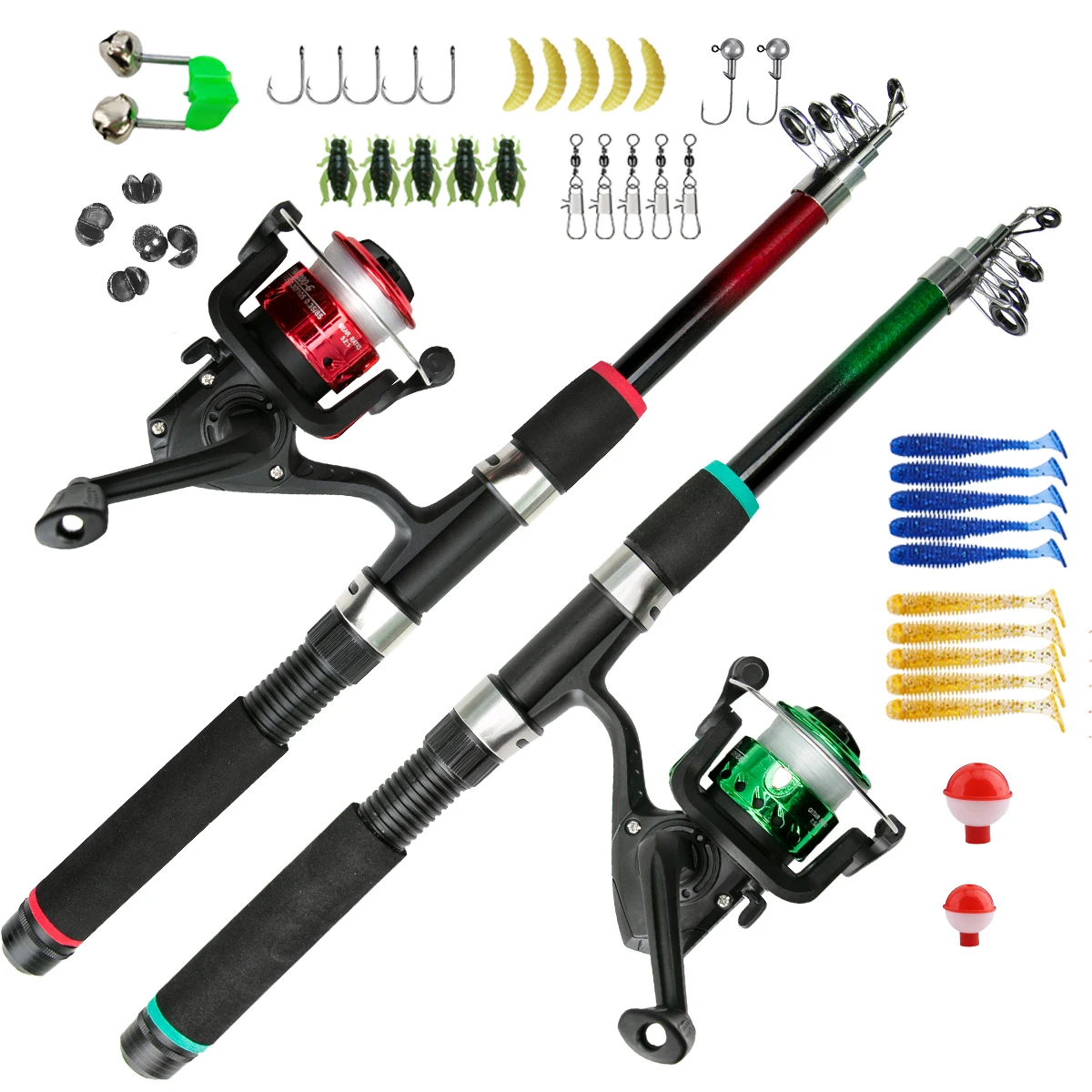 Новые модели комбинированной спиннинговой удочки и катушки телескопический