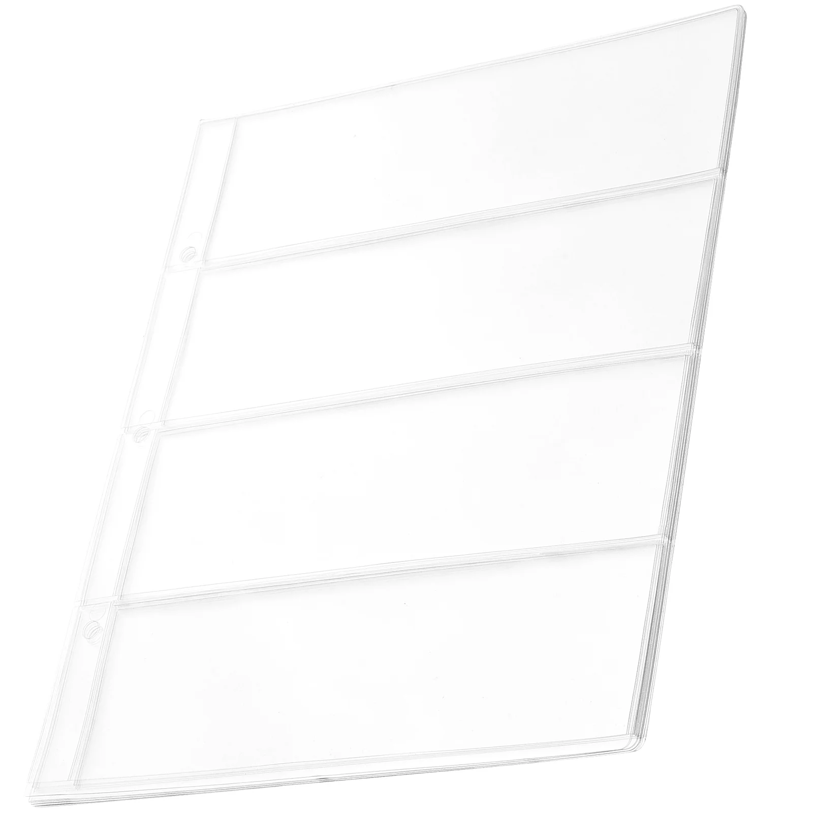 

10 Pcs Photo Album Currency Collection Pages Money Book Protective Cover Clear Inner Bill Pvc Collecting Books