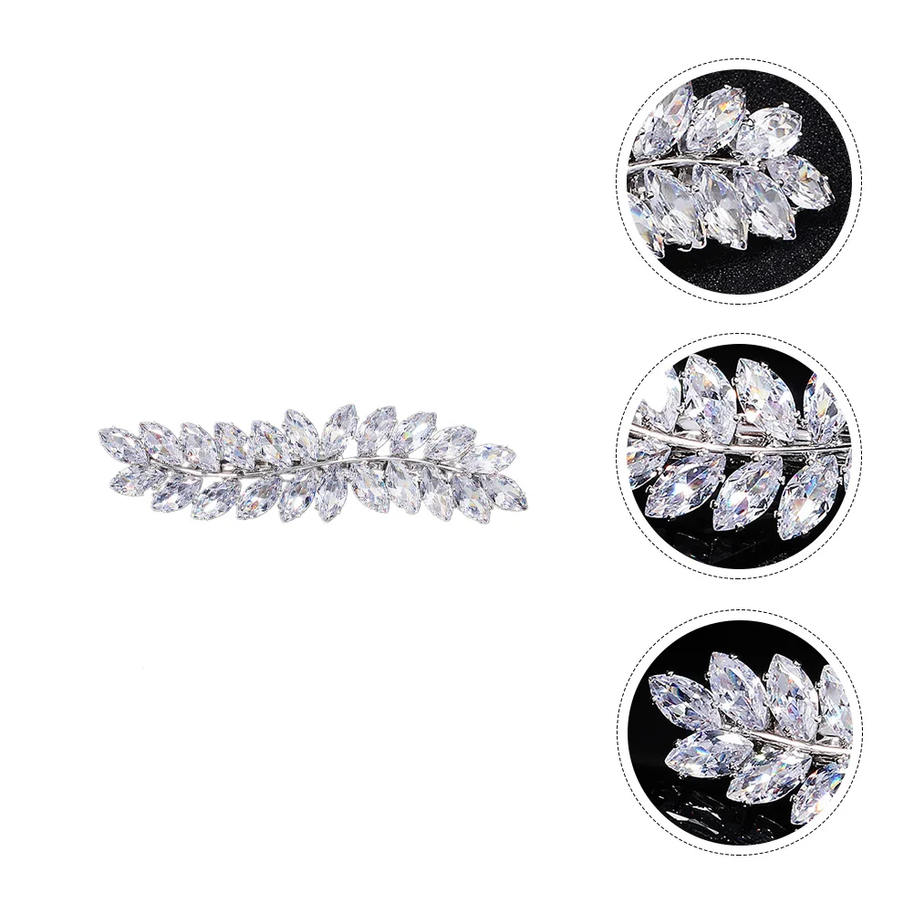 

Wedding Decoration Half Hair Clip Hairpin Crystal Elegant Lovely Zircon Party Rhinestone Bride