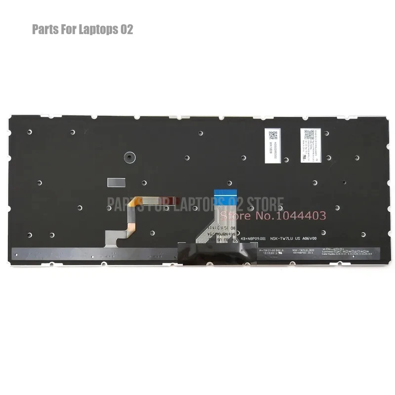 Фото Новая клавиатура для ноутбука Toshiba Satellite P25W-C2300 P25W-C2300-4K P25W-C2302 P25W-C2304-4K US с подсветкой, без рамки №3