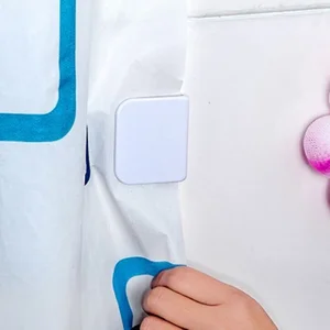 Практичная занавеска для душа, ветрозащитная Зажимная занавеска для спальни, штора без следов, фотоэлемент для украшения дома