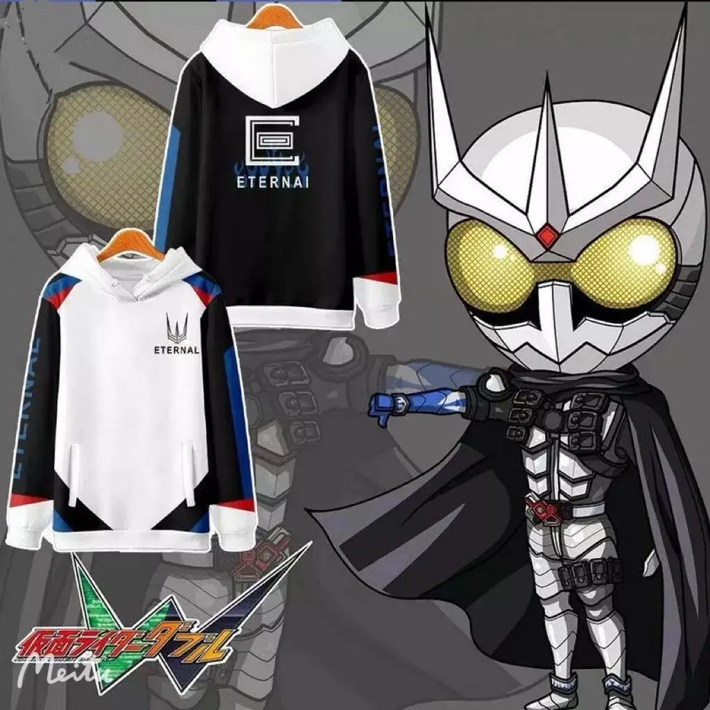 

Kamen Rider Eternal 3D Printing Men/Women Autumn Fashion Japanese Anime Hoodies Sweatshirt Long Sleeves Pollover Plus Size
