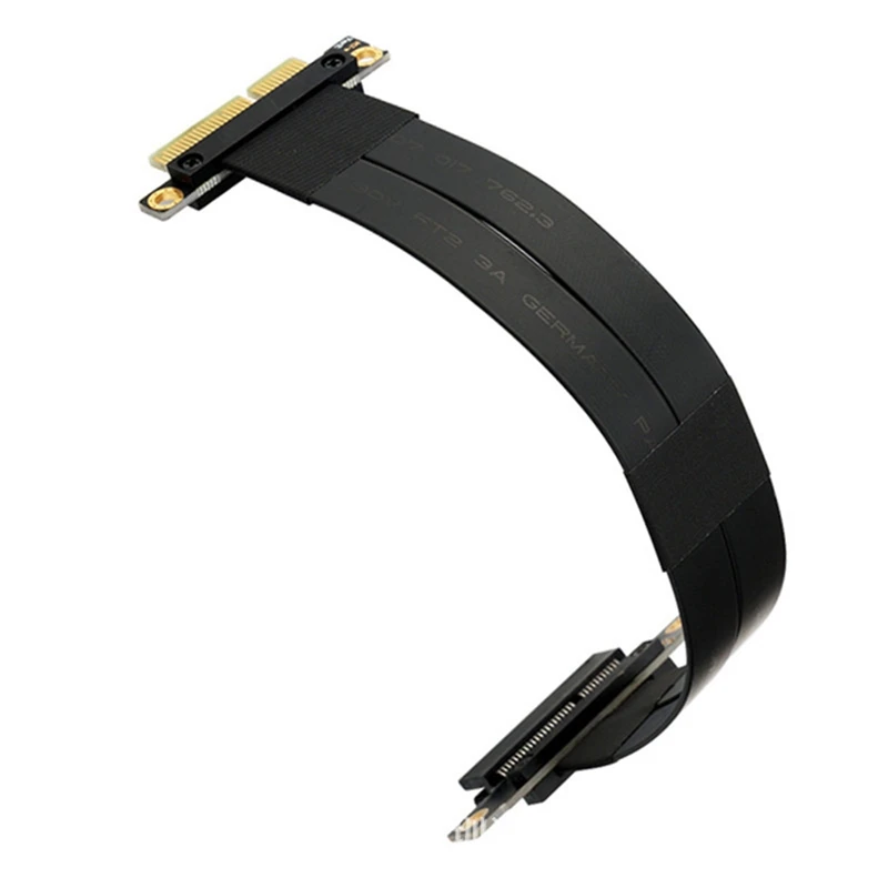 

Удлинительный кабель для видеокарты PCI-E 3,0 4X-4X, PCI-E X4-X4 «штырь-гнездо», 180 градусов