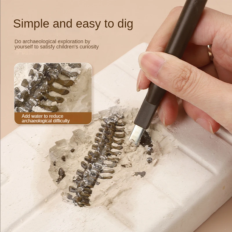 Фото Мир Юрского периода дети Динозавр игрушка DIY Fossil archeology набор \ №4