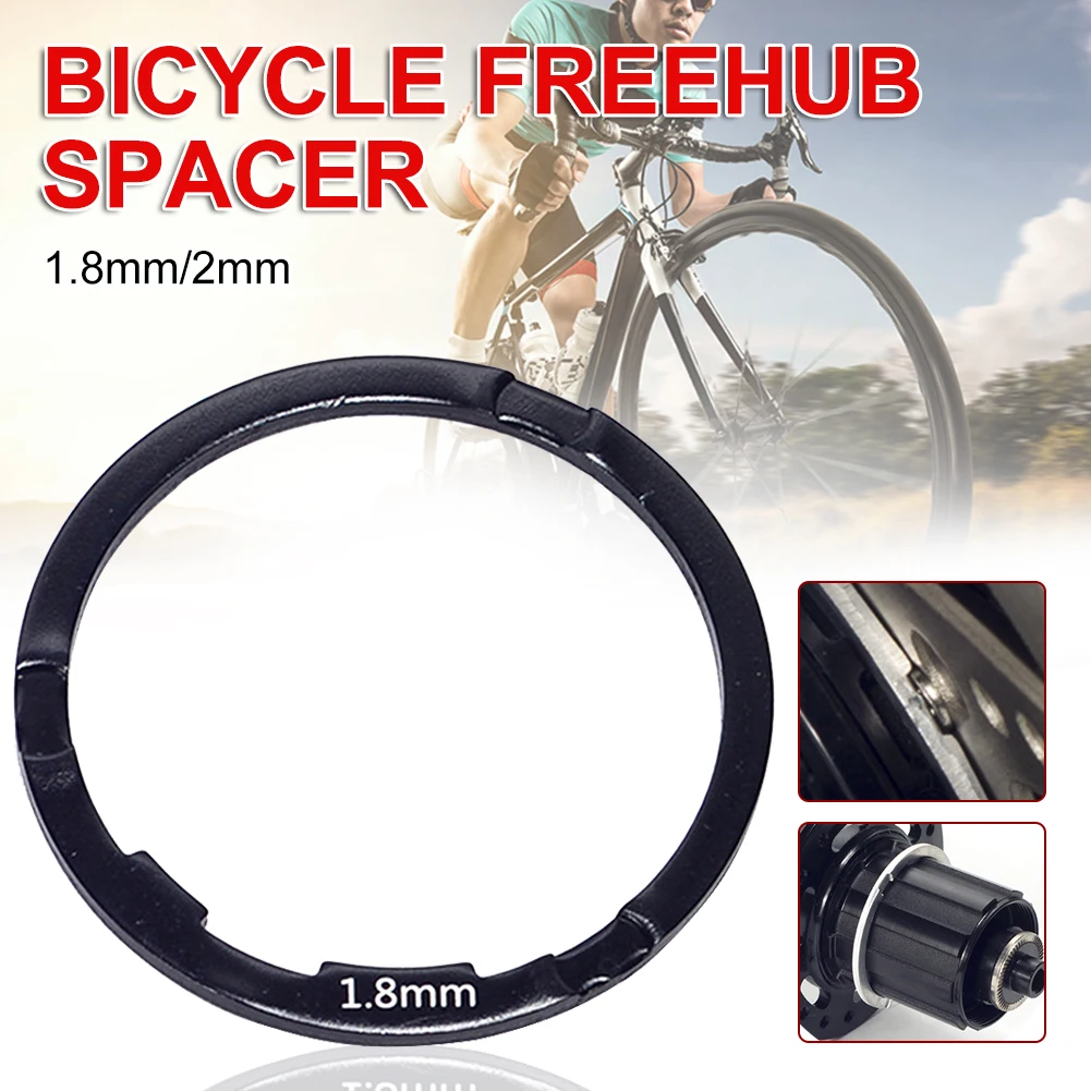 

1/2Pcs Bicycle Freehub Spacer 1.8mm/2mm MTB Road Bike Bottom Bracket Spacer Aluminum Alloy Cassette Flywheel Washer Bike Parts