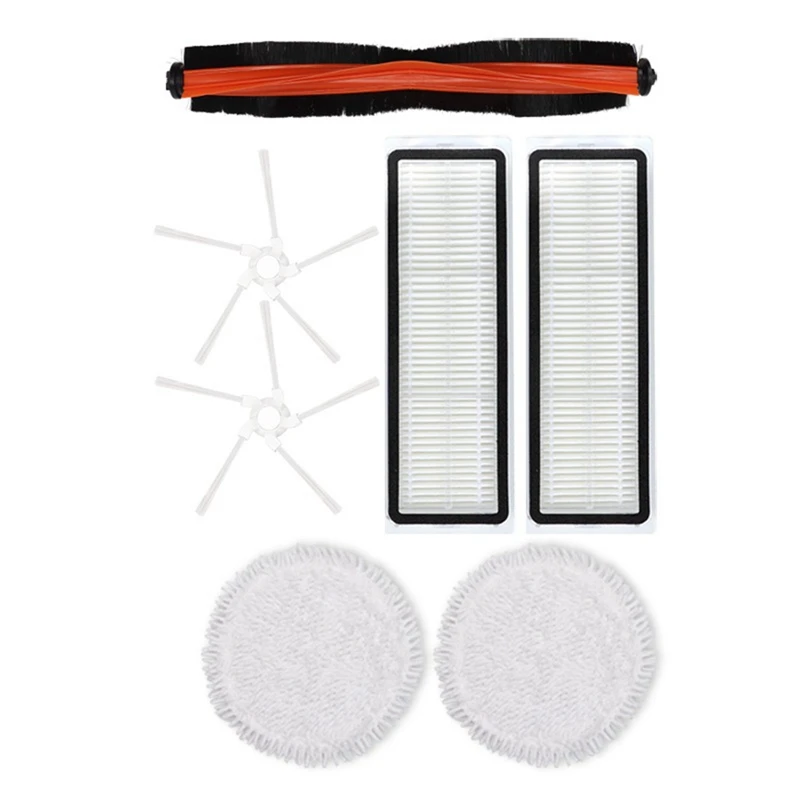

7Pcs Replacement Parts For Xiaomi Mijia Pro STYTJ06ZHM Self-Cleaning Robot Vacuum Cleaner Main Side Brush Mop Filter