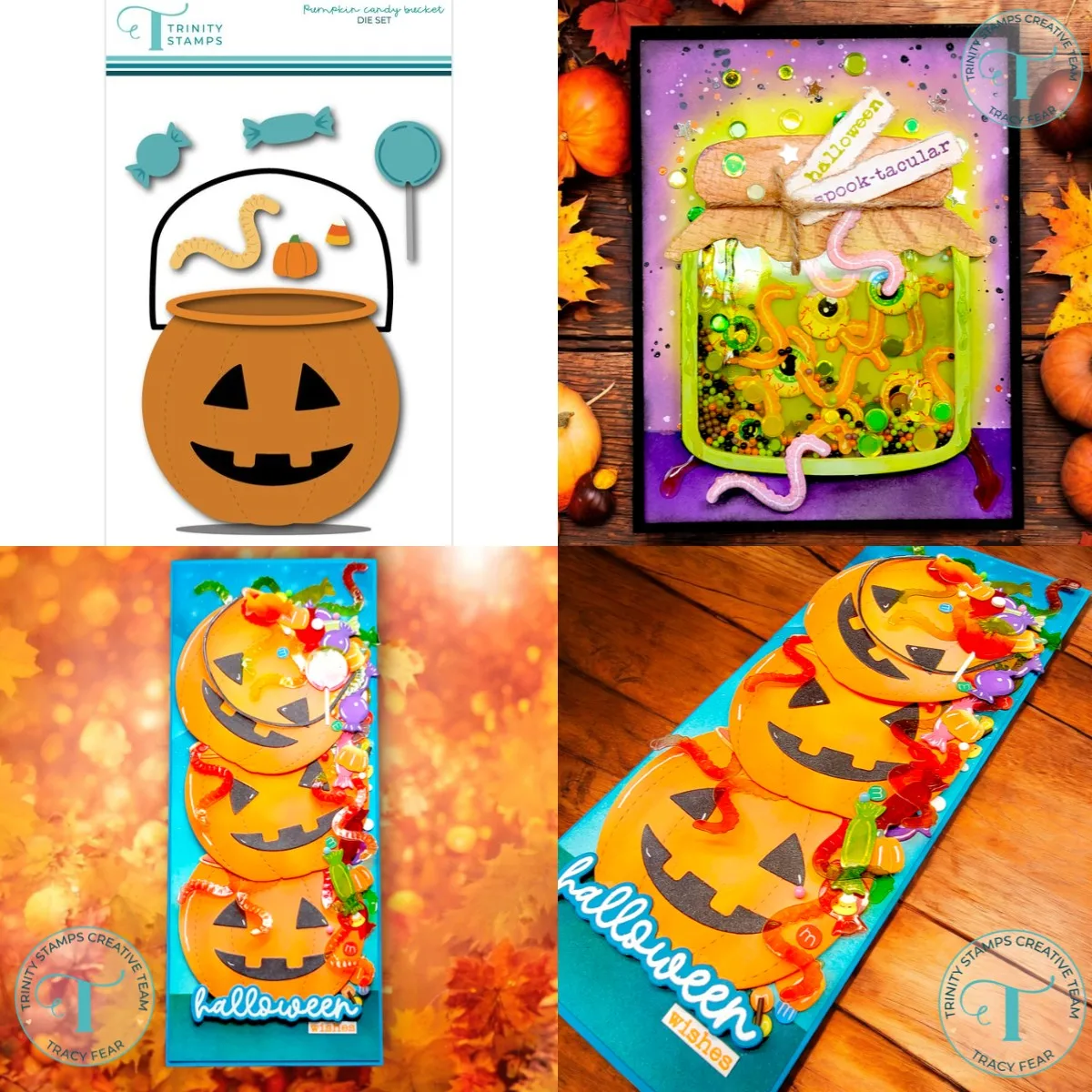 Новинка 2024 металлические пресс-формы в виде тыквы конфет ведра для скрапбукинга