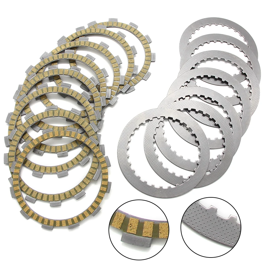 

Motorcycle Clutch Friction Disc Plate Set For Suzuki GR650 D / XD 21441-37400 21442-37400 / 21442-37401 21451-15500/21451-14A00