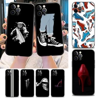 phone case for iphone 11 12 13 pro max 7 8 2022 se xr xs max 5 5s 6 6s plus soft silicone case cover hot fashion shoes