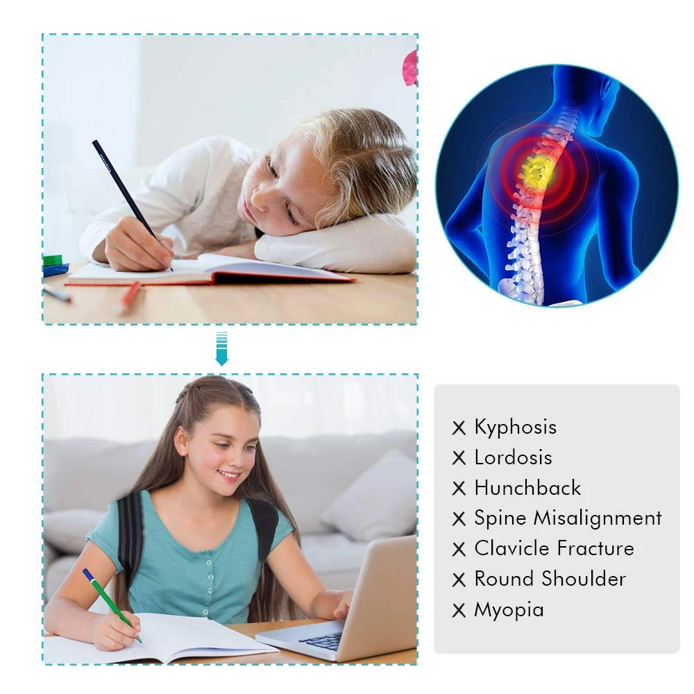 1 шт. Корректор Осанки Спины для детей подростков регулируемый фиксатор верхней