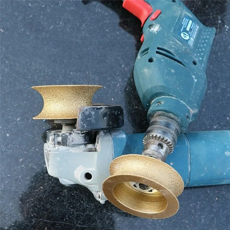 Алмазная угловая шлифовальная машина толщиной 15 мм с золотой пайкой
