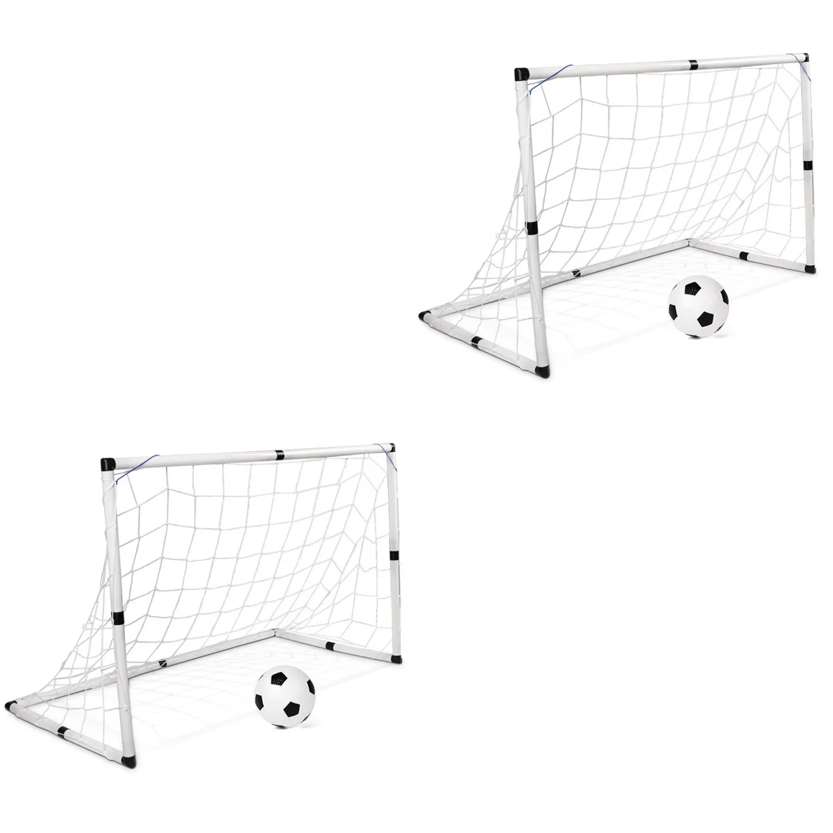 

2 Sets Football Plaything Kids Toys Hover Soccer Football Training Net Diy Soccer Goal with Net Children Soccer Game Toy