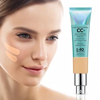 1pcs cosmetics concealer cc cream matter oil control makeup base full cover dark circle eyes spf 40 make up skin brighten cream