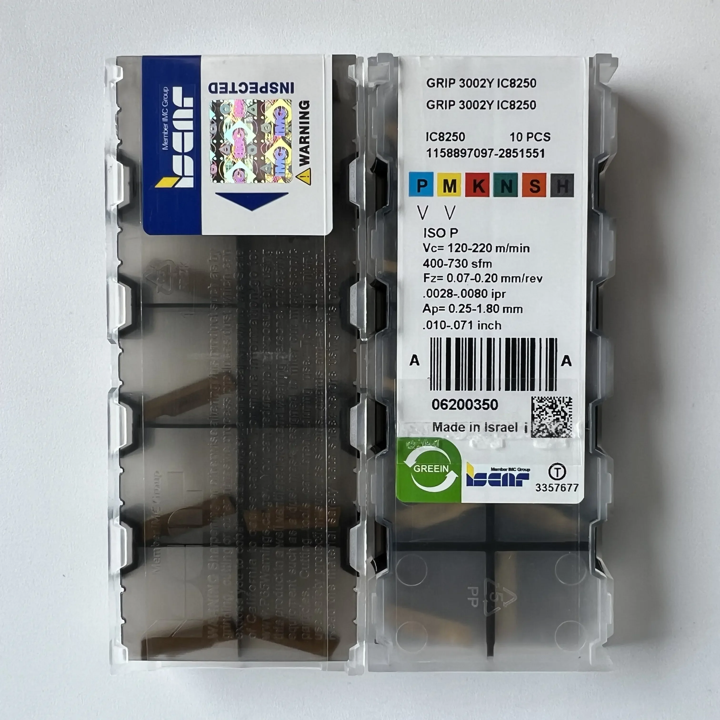 Лезвие ЧПУ GRIP3002Y IC8250