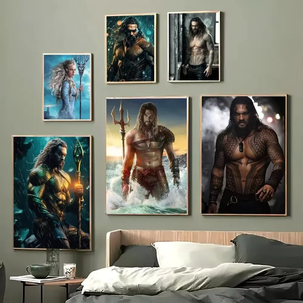Постер из комиксов Aquaman Jason Momoa бумажный плакат с принтом для дома спальни входа в