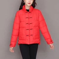winter coat 2022 fashion parkas women stand collar hooded jacket warm thicken outerwear female casual basic jackets