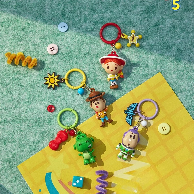 Фото Брелок Disney Pixar Toy Story Shake: милый мультяшный персонаж, подвеска для сумки, украшение для рюкзака, коллекционный подарок №1