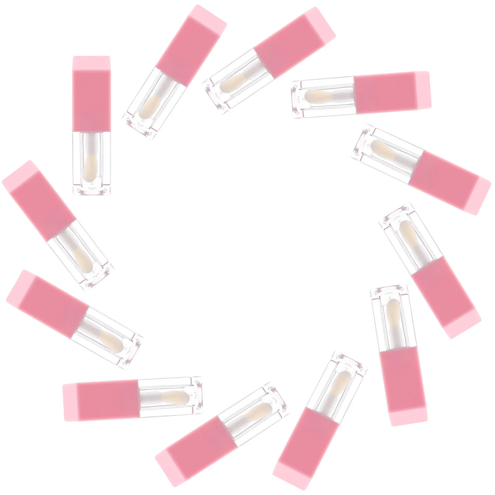 

12 Pcs Lip Gloss Tube Empty Mini Balm Container Refillable Bottles Plastic Abs Tubes Women Cosmetics Tools Miss Bulk