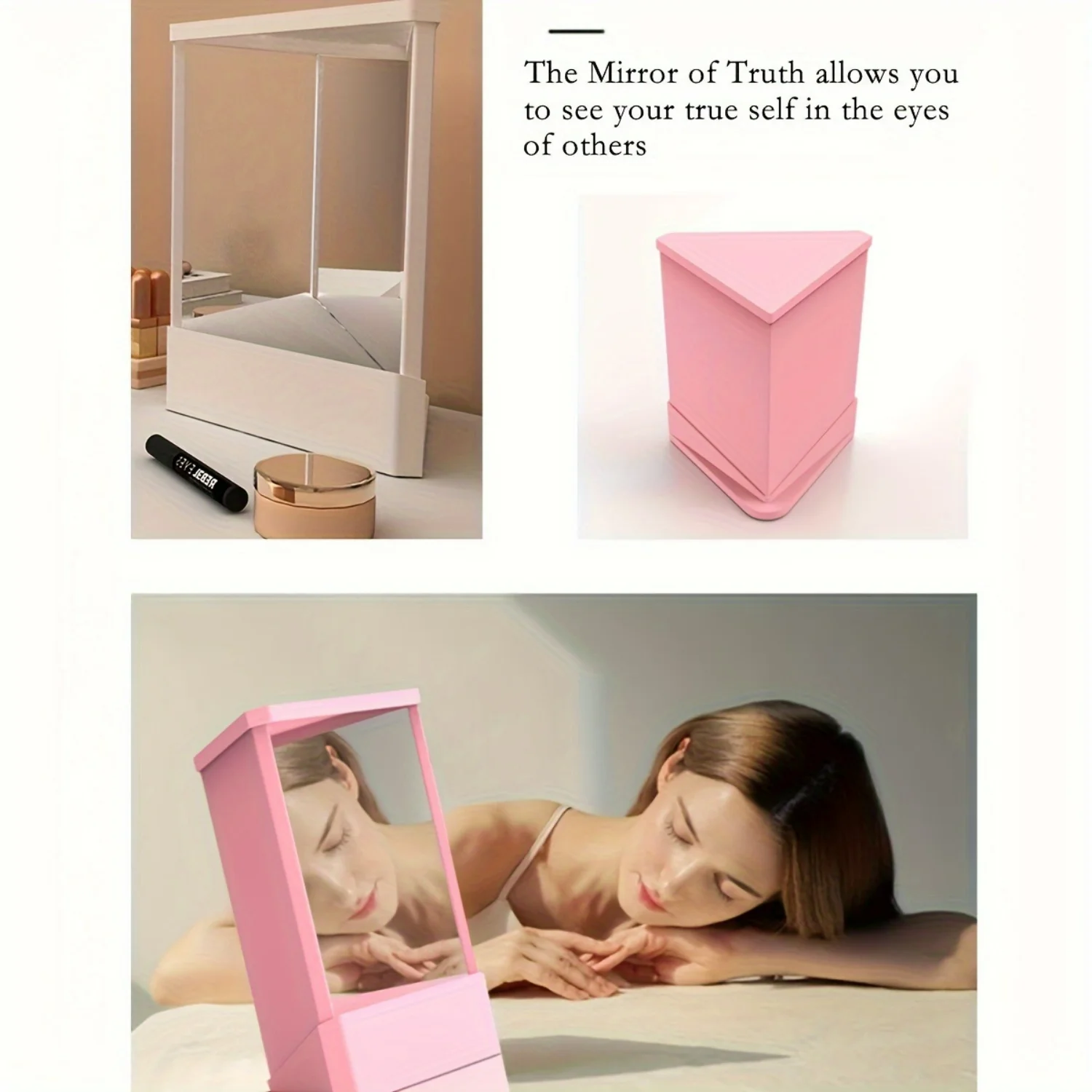 Настольное зеркало для макияжа — необратная конструкция реалистичного