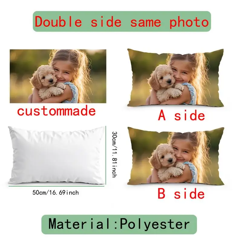 

Персонализированная наволочка из полиэстера