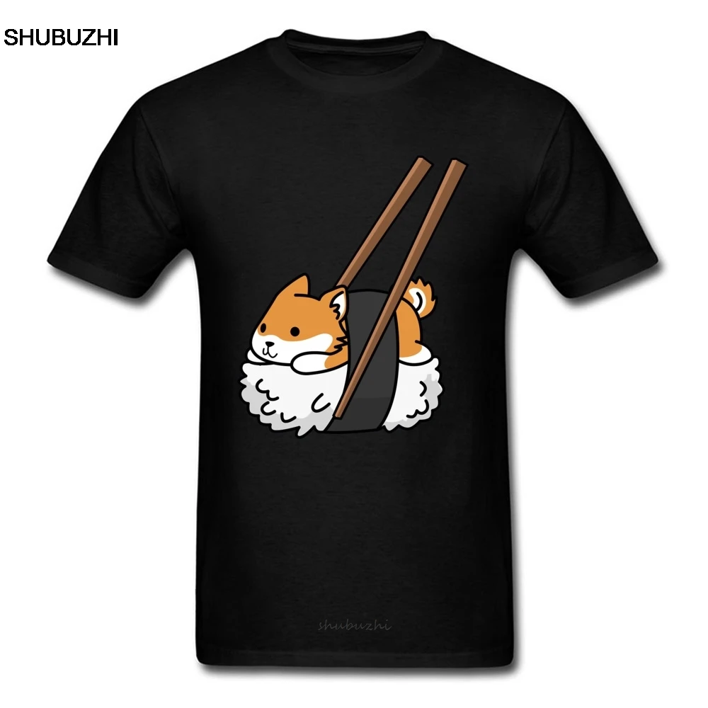 

Sushi Shiba Inu Dog Cute Graphic Tshirt Pitbull Pug Animal Funny T Shirt For Men Autumn Tops Tees Faddish 100 Cotton