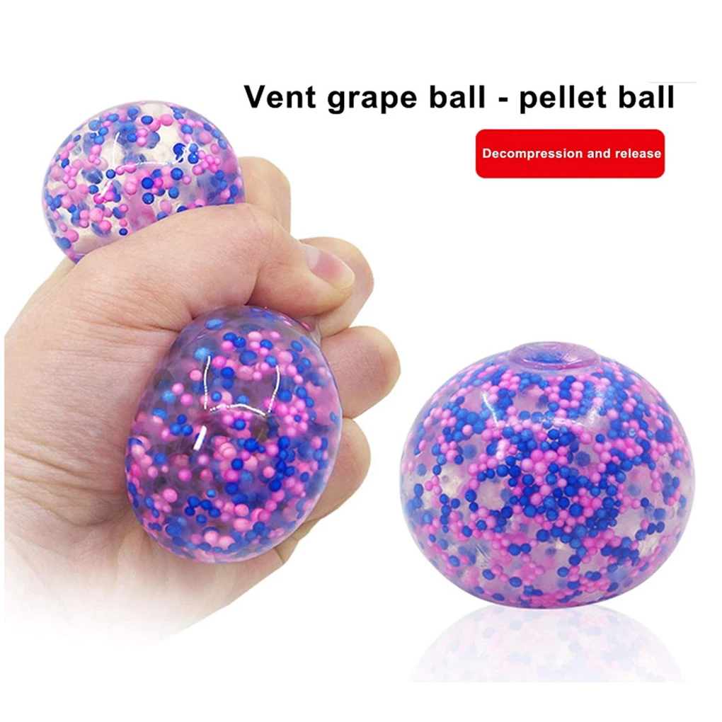 

Сдавливающие шарики, модная пластиковая игрушка для декомпрессии, цветной Премиум простой антистрессовый мяч для снятия стресса, подарки д...