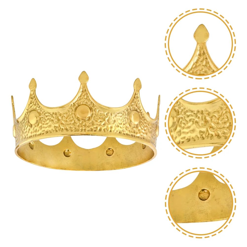 

Birthday Crown Retro King Costume Accessory Cosplay Props Kings Crowns Performance