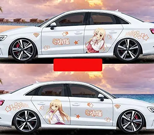

Lyutong Himouto! Umaru-chan/DOMA Umaru/Large Sticker On Both Sides of The Body/Scratch-Resistant Waterproof Car Stickers/Large C