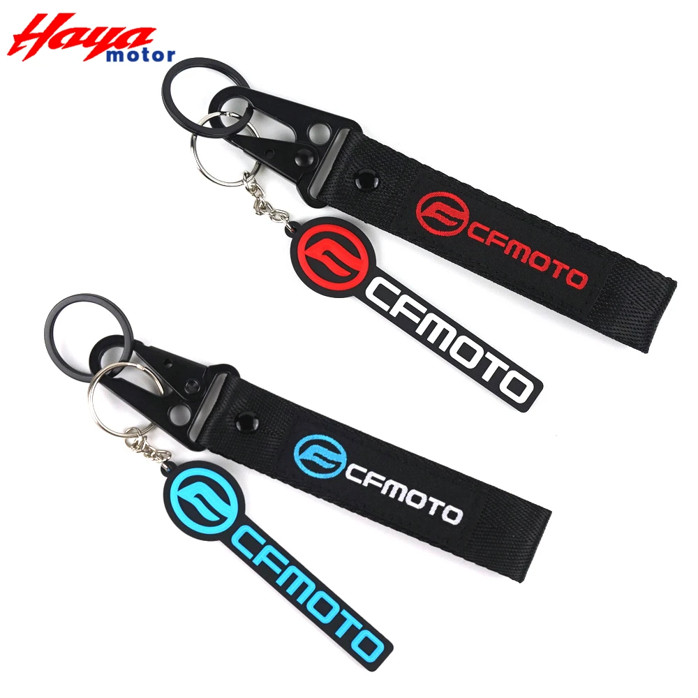 

Keychain For CFMOTO 400NK 650NK 150NK 250NK 400GT 650TR-G 650MT CF500 CF600 X5 Motorcycle Embroidery Keyring 150 250 400 650 NK