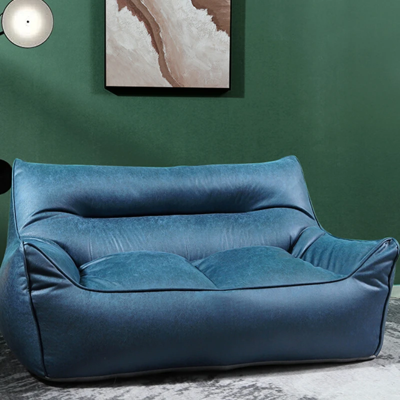 

Двойной диван из искусственной кожи, ленивый диван, татами, кинотеатр, маленький диван, Высокопрочное кресло с фигуркой, откидное кресло для...