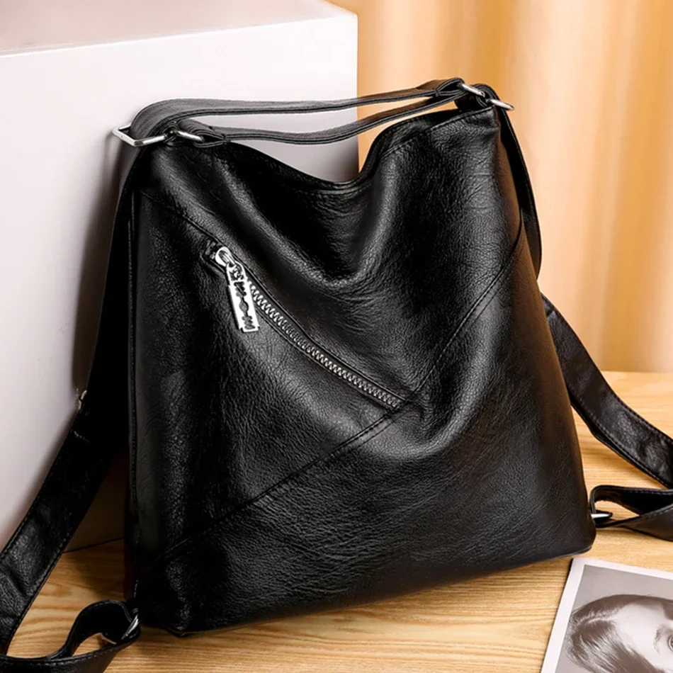 

School 1 Backpack Quality Travel Teenagers Girls For Female 3 Designer Ladies Elegant High Leather Backpacks Bagpack In Backpack