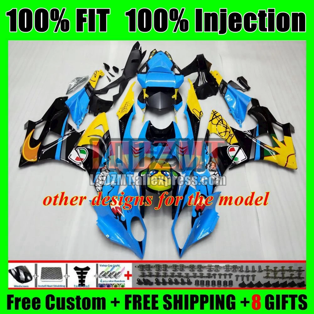 Корпус OEM для BMW S1000 S 1000 RR CC 1000RR 17-18 103No.66 1000CC в наличии синий S1000RR S1000-RR 17 18 2017 2018