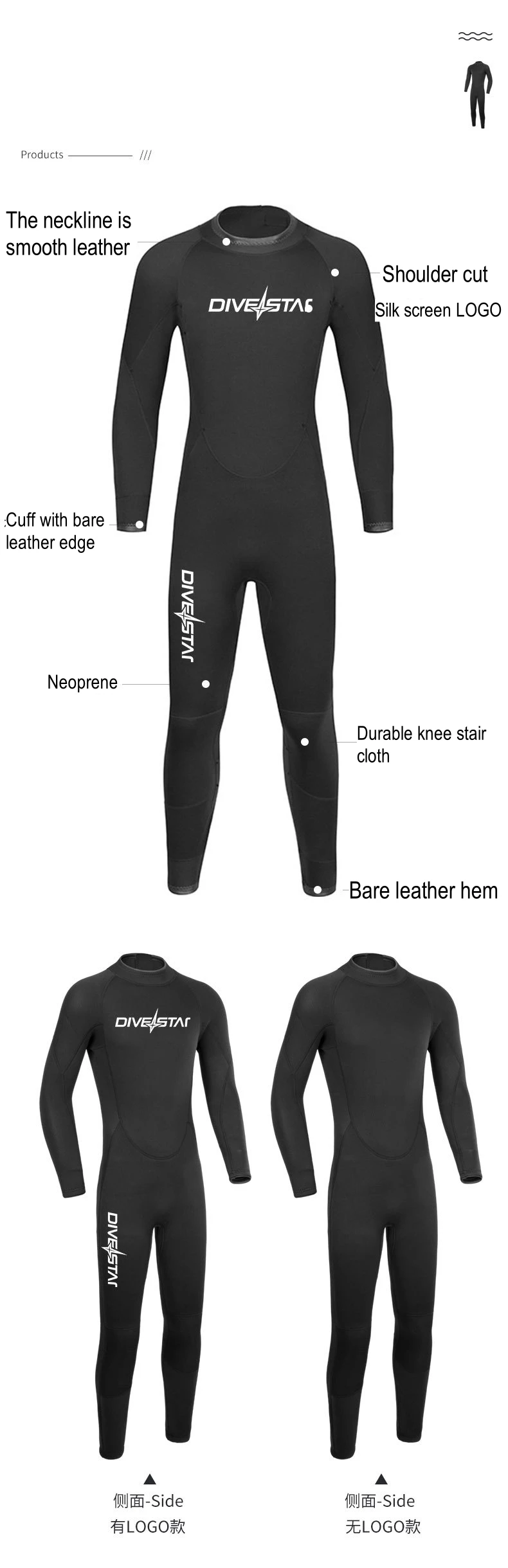 3 мм неопреновый костюм для всего тела сохраняющий тепло подводная охота