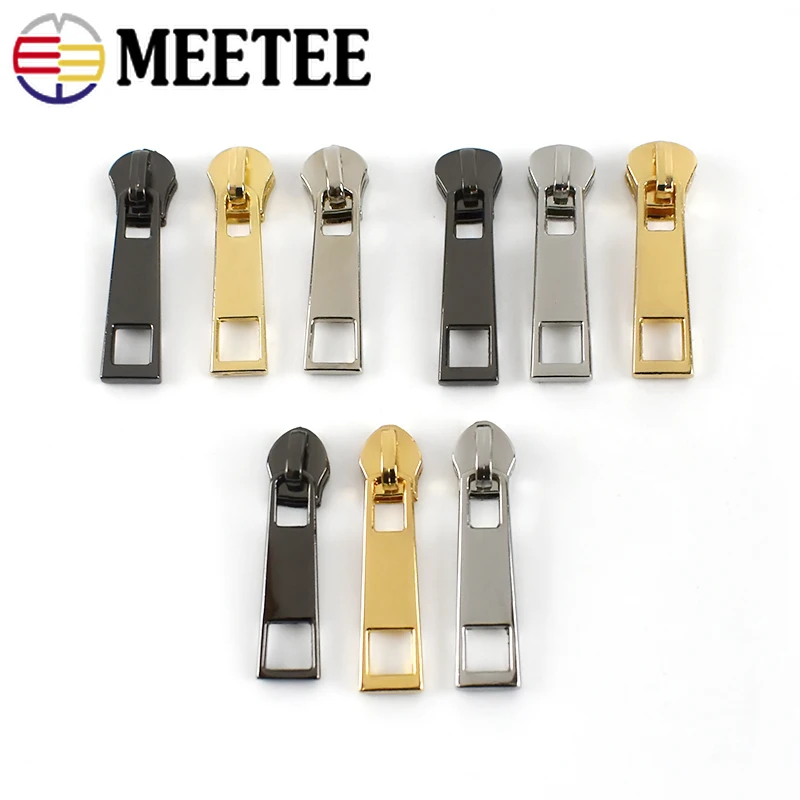 

20Pcs 5# Sewing Zipper Sliders for Resin/ Metal/Nylon Zippers Jacket Pocket Zips Head Bag Repair Kits DIY Garments Accessories