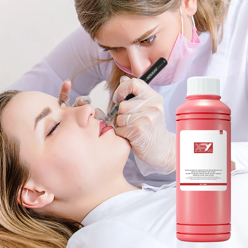 OEM/ODM 1 л натуральные пигменты нюдового цвета Перманентный макияж тату-чернила