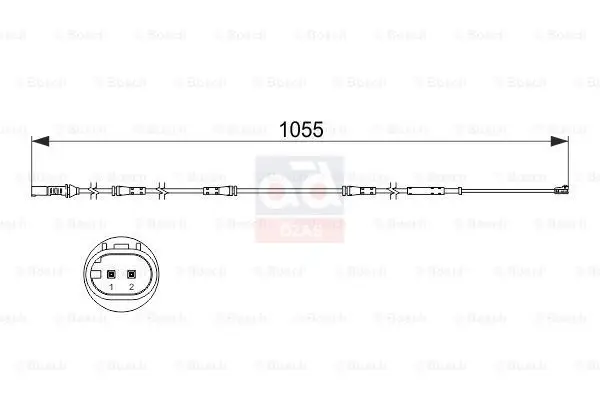 

Задний кабель тормозной колодки серии 1987473508, 09-series (F07)