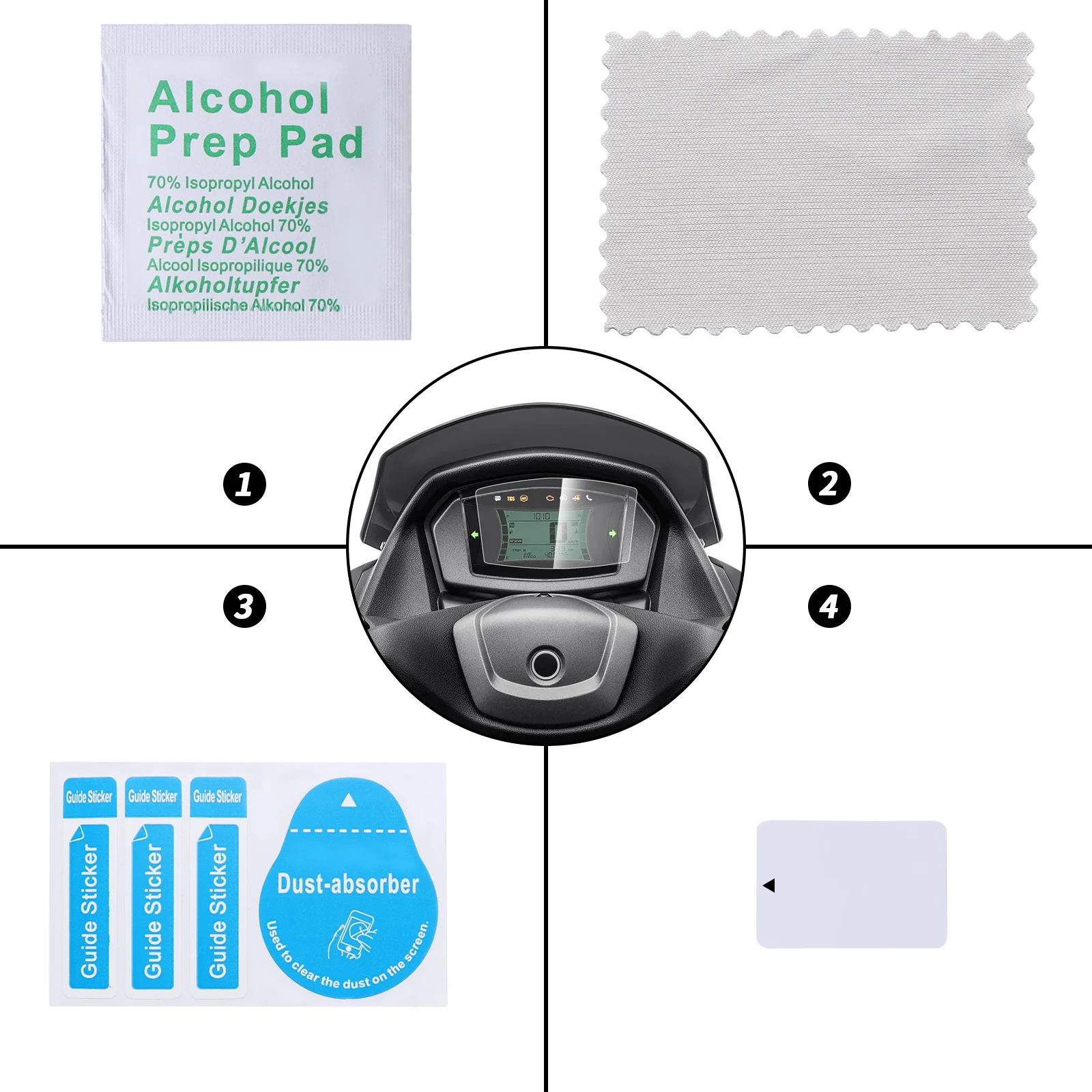 Защитная пленка против царапин для приборной панели мотоцикла Husqvarna Svartpilen 401 VITPILEN