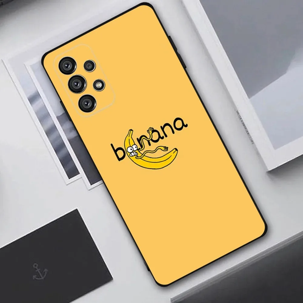 Эстетический чехол-банан для телефона Samsung Galaxy A20 A21s A22 A31 A32 A52 A53 A72 73 A80 A91 Мягкий