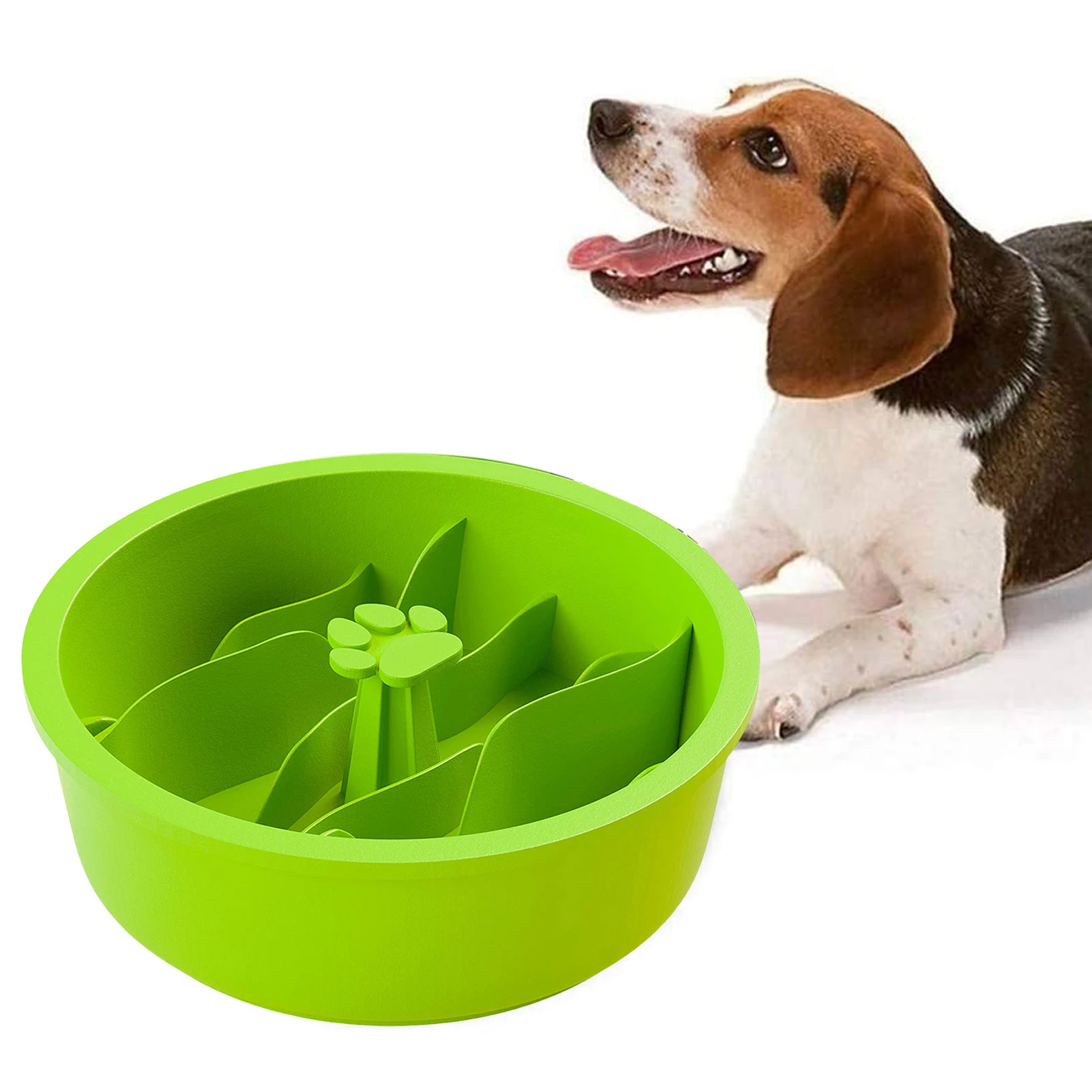 

Pet Food Bowls Anti Choke Dog Feeding Puppy Slow Down Eating Feeder Dish Bowl Healthy Diet Dish Pet Dogs Supplies Dog Food Bowl