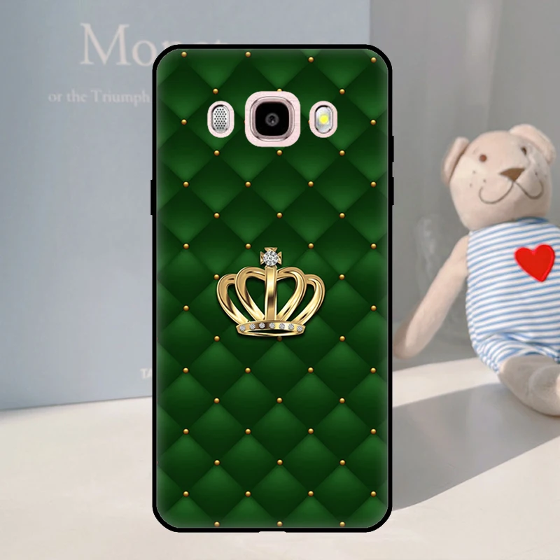 Quilted Texture Sofa Pattern Crown Case For Samsung J7 J3 J5 2017 A3 A5 J1 2016 A6 A8 J4 J6 Plus A7 A9 J8 2018 Phone Cover images - 6